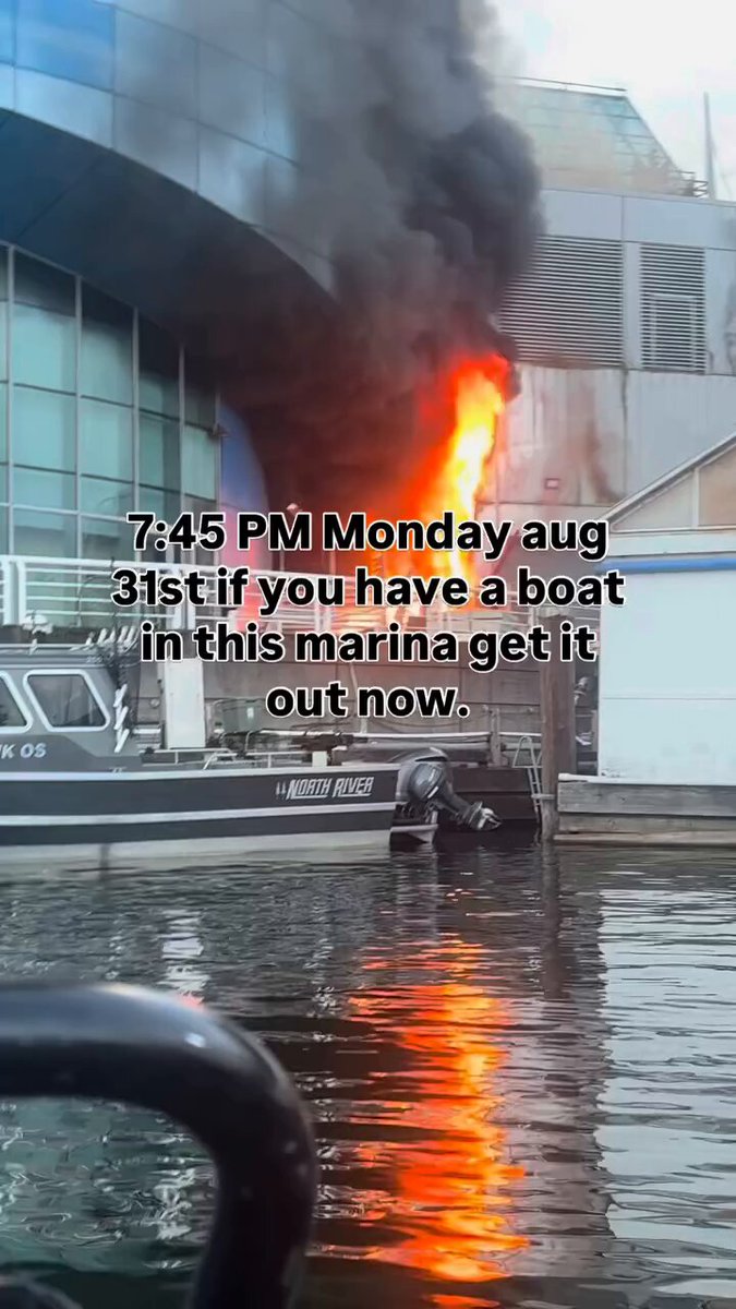 More Arson last night as someone tried to burn down the Plaza of Nations Vancouver, BC