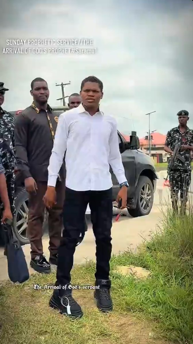 Trending video shows a young Nigerian pastor arriving at his ministry.