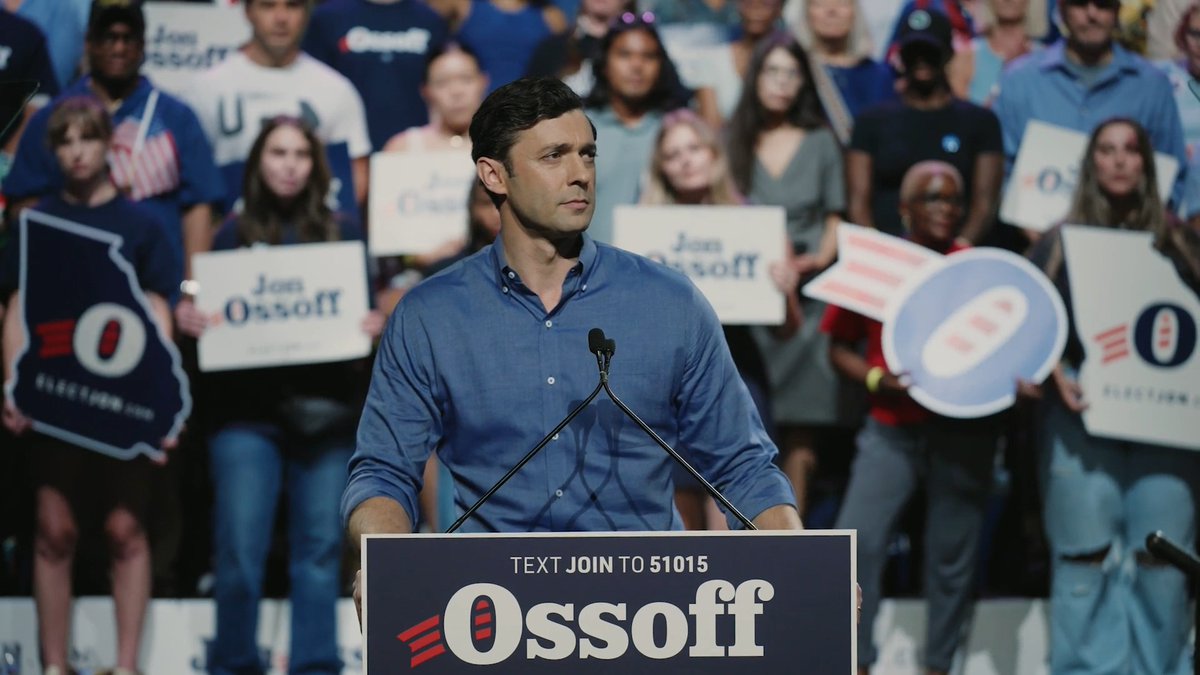 Ossoff: So many broken promises. We were promised tax cuts for the rich would grow the middle class. We were promised Iraq had weapons of mass destruction. We were promised fairness, only to see banks bailed out while millions lost their homes. Do you remember that? We were promised hard work would earn wealth and advancement, but for too many the treadmill gets faster and steeper. Georgians work harder and longer, but the bills just get higher and higher.