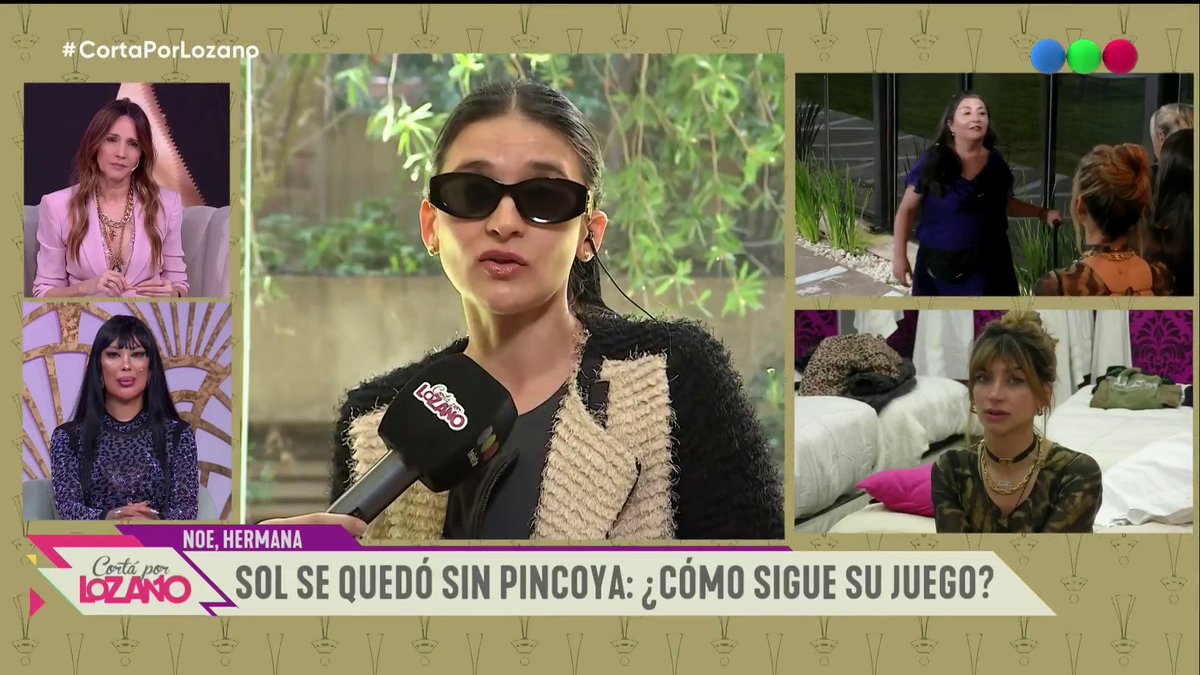 🗣️ Noe, la hermana de Sol, defendió su juego y se CRUZÓ con el panel en vivo🔥 📺Mirá #CortaPorLozano en Telefe