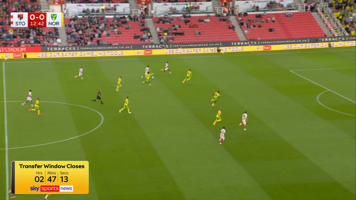 Stoke take the lead against Norwich thanks to Ethan Galbraith's long-range strike! 💥