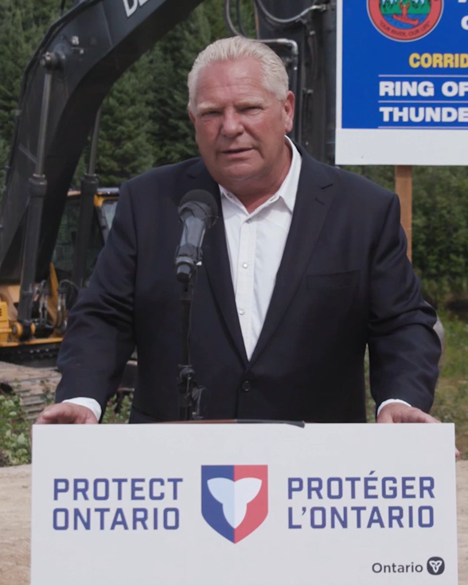 Ontario is investing $1 billion to build the roads to the Ring of Fire in partnership with First Nations. It’s time for the federal government to step up and join us with real funding for these roads, so we can connect remote First Nations and protect Canadian workers.
