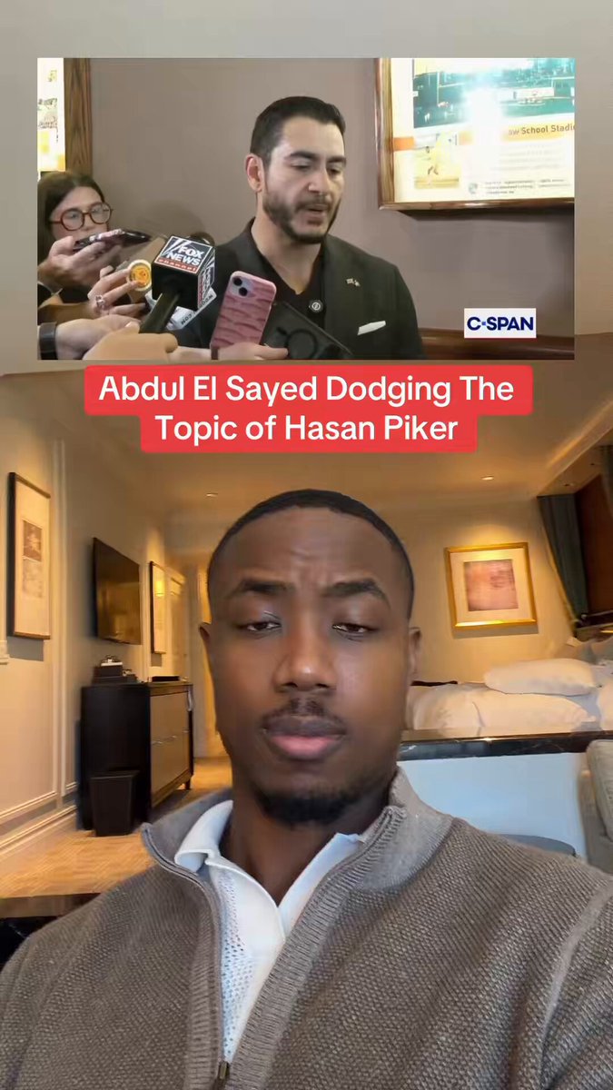 He wants to run from the fact that he has campaigned and is aligning himself with an individual that said he hates America.. It’s truly wild who Abdul aligns himself with.