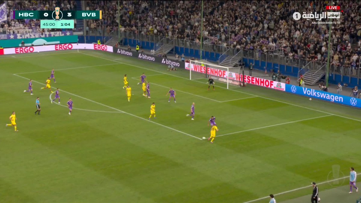 مهرجان أهداف في الشوط الأول.. صامويل إيناسيو يسجل هدفه الثاني والرابع لبروسيا دورتموند ⚽️ #أبوظبي_الرياضية 1⃣ | #كأس_ألمانيا 🏆 #دورتموند_HEBC
