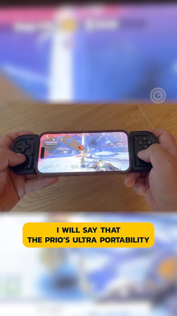The Razer Prio is a highly portable controller for your phone that can fold upon itself to the size of a deck of playing cards. It weighs about the same too.
