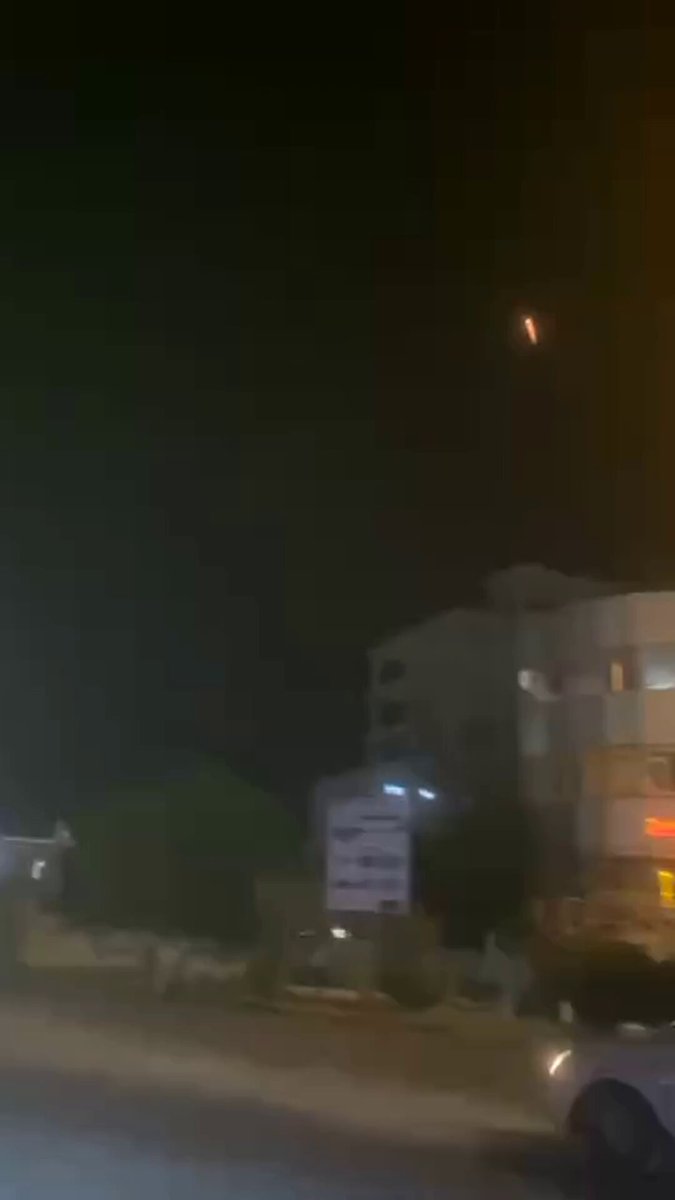 Iran has Launched about 16 Missiles Total SO FAR Iran's air defenses are ALSO ACTIVE over Iran. The President of Iran is STILL IN THE AIR. His plane has not landed.