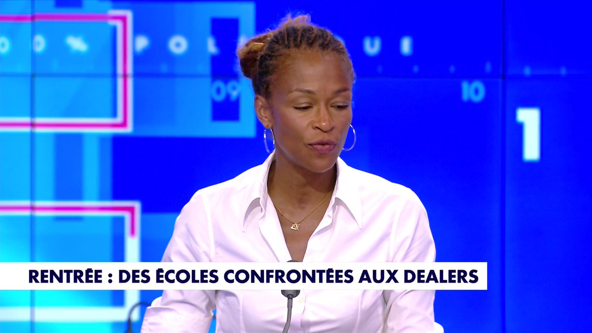 Après la présence de dealers aux abords d’une école à Paris, Rachel Khan, essayiste et juriste, réagit dans #100Politique : «C’est une question de souveraineté du territoire».