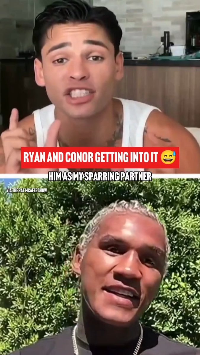 "You are like a very fancy trash can!" 🗑️ The war of words continues between Ryan Garcia and Conor Benn ahead of their WBC welterweight title clash 🍿 👀 #GarciaBenn l Sept 12th in Las Vegas 🥊