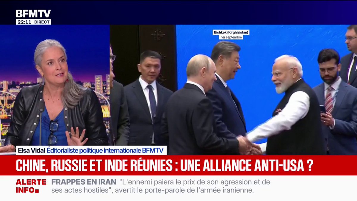 LE CHOIX D'ELSA VIDAL – Chine, Russie et Inde réunies: une alliance anti-USA ?
