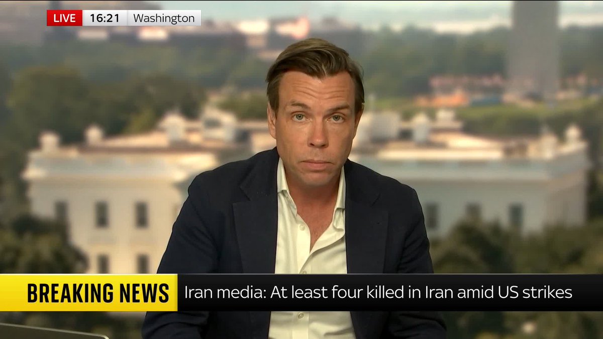 BREAKING: US strikes kill at least four in southern Iran, Iranian state media reports. Sky's Mark Stone shares the latest ⬇️ 🌍