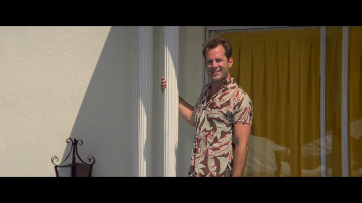 I love Blind Date (1987). I was obsessed with Moonlighting. Willis was the coolest guy on the planet. Kim Basinger was my ’80s crush. It’s the last time he went full slapstick. Die Hard landed a year later, and he never looked back.
