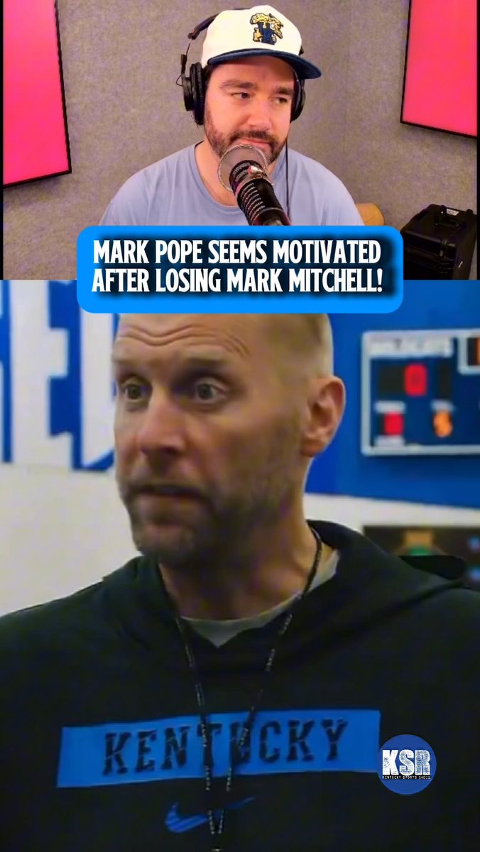 Mark Pope seems motivated after losing out on Mark Mitchell! I love the mindset. Just put your heads down and work!