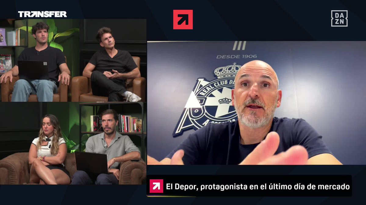 José María Giménez, Marc Casadó... ¿Cómo está la situación con el Dépor? ⚪🔵 Fernando Soriano, su director deportivo, responde en directo en #DAZNTRANSFER