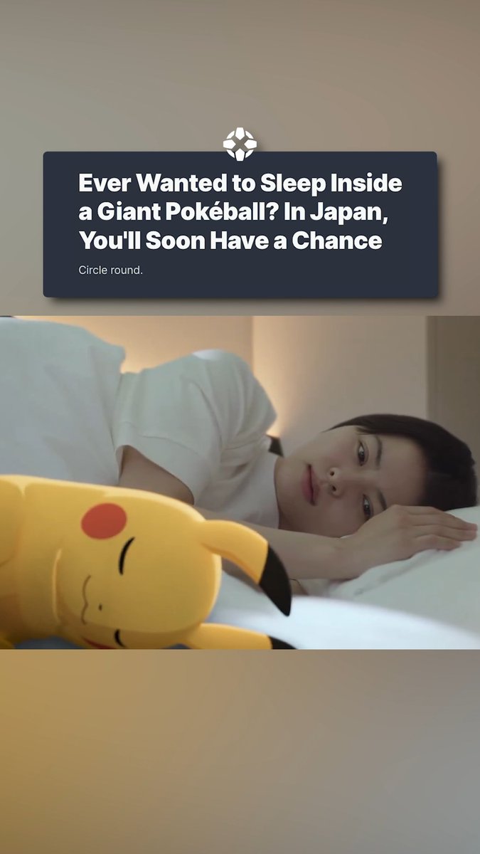 Pokémon is teaming up with luxury Japanese hospitality firm Not a Hotel to allow you to sleep inside a Pokéball: