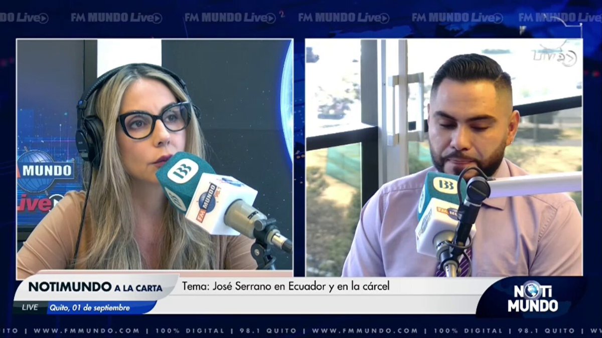 🔊#EXCLUSIVA | "Cuando estuve preso y viví todo lo que viví, algún día lo dije: algún día voy a estar libre, y él (José Serrano) estará en ese lugar", dijo en #NotiMundoALaCarta, el abogado David Piña. 🔗