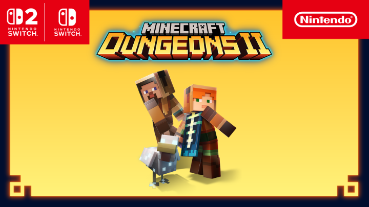 Drop the pickaxe, grab a sword, and charge into Minecraft Dungeons II on Nintendo Switch 2 and Nintendo Switch! Minecraft Dungeons Pre-order today and get 2 hero skins, the Twisted cape, and the Twisted chicken pet: