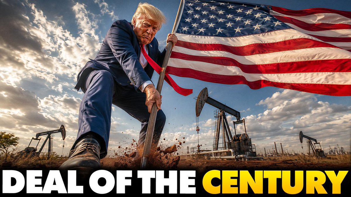 Iran in Shambles As Trump 'COLONIZES Venezuela' in Oil DEAL of Century... American Empire We just took Venezuela’s oil. 65 billion barrels. 100-year deal. Zero cost to taxpayers. America gets a 35% stake, first rights on production, and control of the board. $100 billion in private money is going in. We get the oil. They get royalties. Gulf Coast refineries are already built for it. Reserves more than double overnight. This deal is a huge win for the American people and Venezuela and most importantly, gas prices are going to drop. This is the Donroe Doctrine in action.