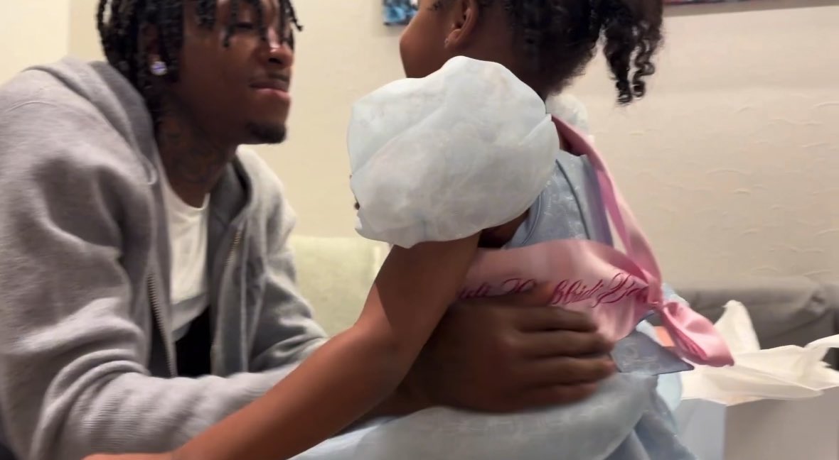 NBA YoungBoy and his Daughter Love unboxing some of her Birthday Gifts in Japan that he got her for her 5th birthday 💚