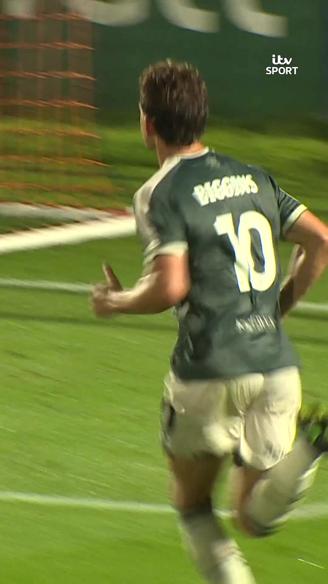 Oh. My. Word. 😱 Newport County's Harrison Biggins scores from inside his own half 👏