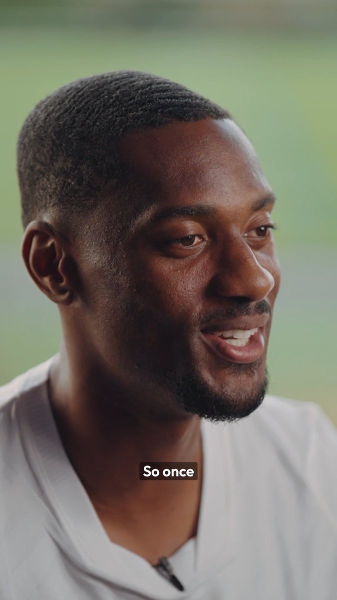 “He said this is the place to be.” Watch Tosin's first interview on the official Spurs app! 📺