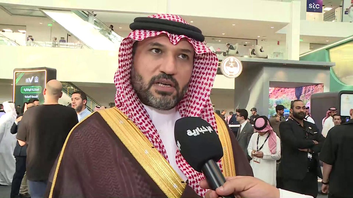 مساعد وزير الداخلية لشؤون التقنية ثامر الحربي لـ الإخبارية: وظفنا الذكاء الاصطناعي في معظم خدمات الوزارة لتسهيل الإجراءات على المواطنين والمقيمين وتحسين تجربة المستفيد