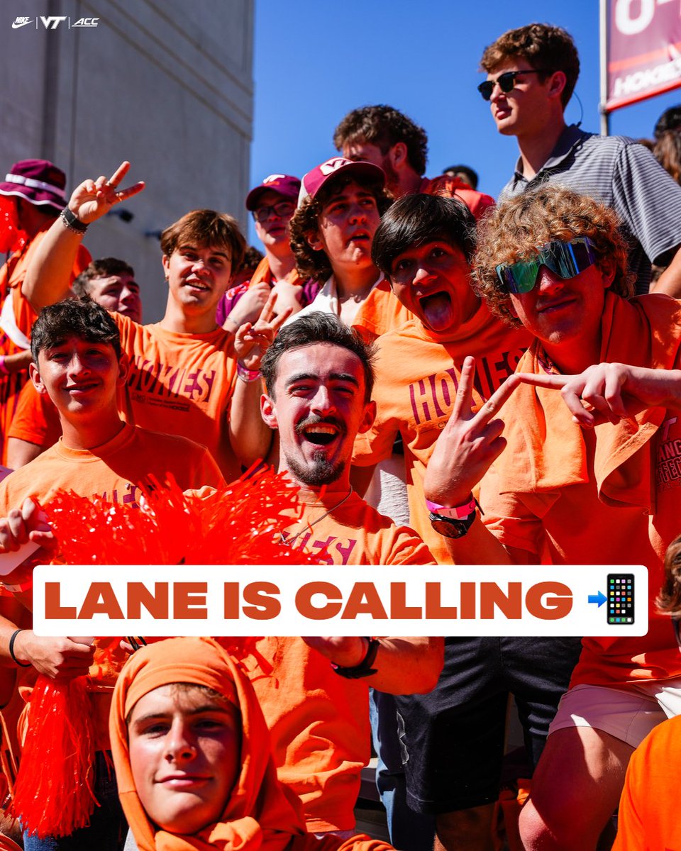 Be early. Be loud. Wear orange! 🦃🟠🟠🟠🟠