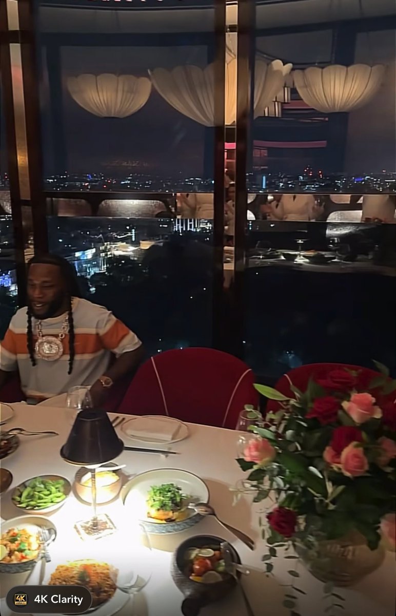 BURNA BOY BOOKED ALL THE TABLES AT THIS RESTAURANT TONIGHT JUST FOR DINNER! 😳