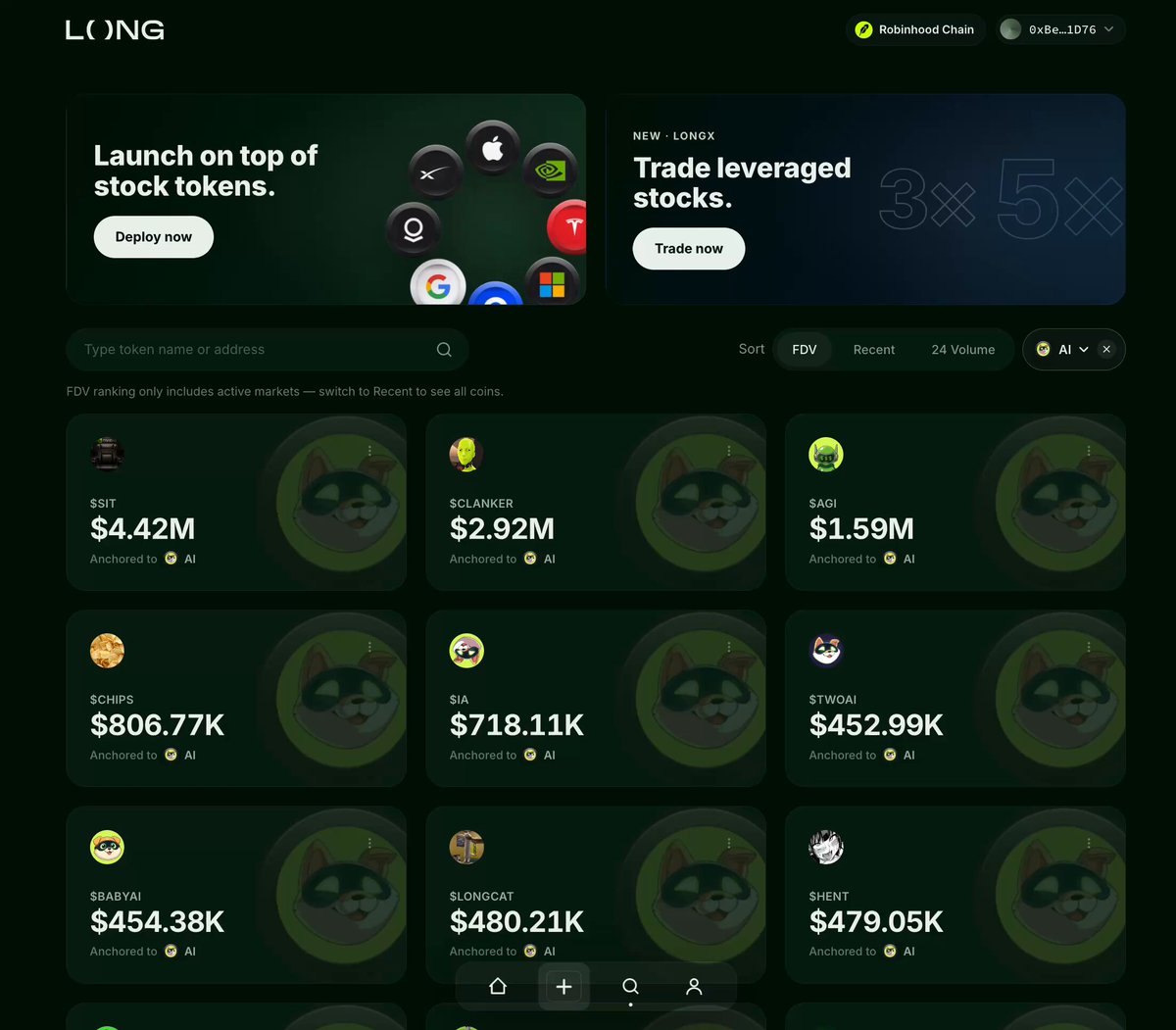 There are already ~2,000 AI paired tokens: • Every one of these tokens locks up $AI in its pool 🔒 • Fees generated from trades automatically buy and burn $AI 🔥