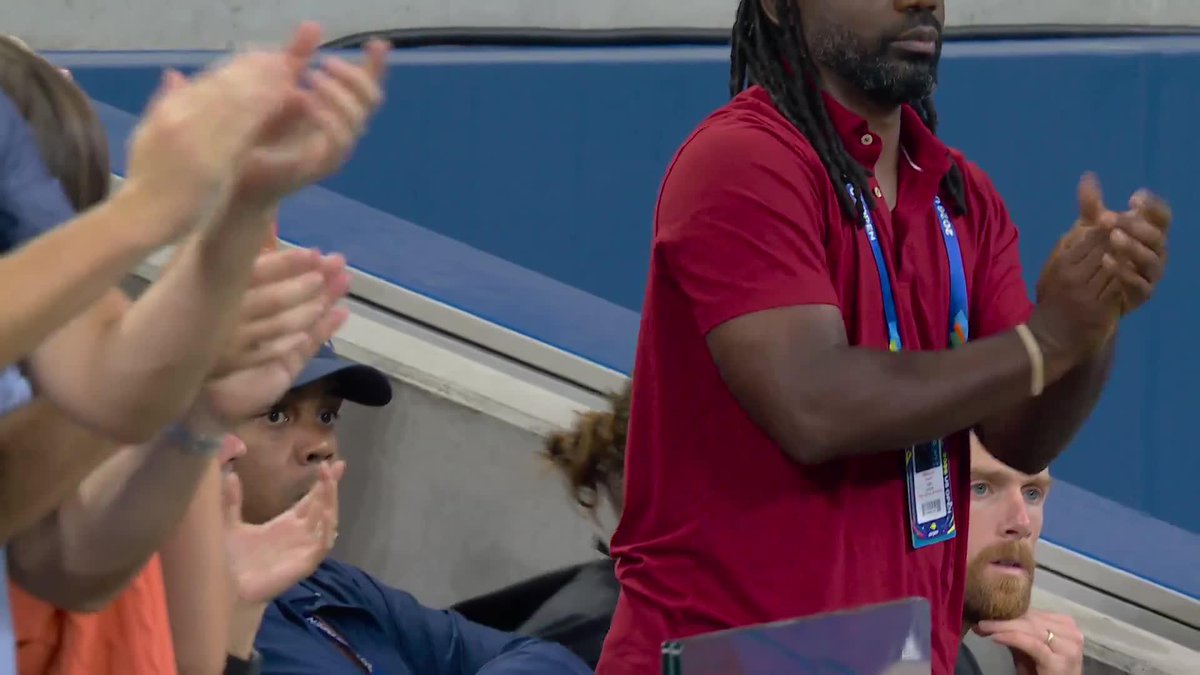Gael with the response💥 Monfils storms through the second 6-1 to make it one set apiece.