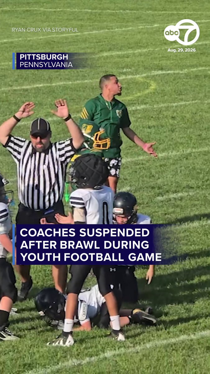 Two youth football coaches in Pittsburgh have been suspended after a brawl broke out on the field. It comes on the heels of another incident at a youth football game in Wisconsin.