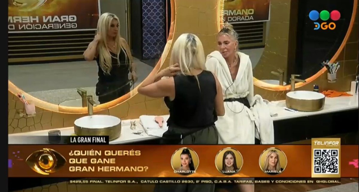 Zilli: Si no venían los acompañantes, no se iba Pincoya, se iba Luana... O me podría haber ido yo. Vinieron con la idea de hacer una jugada, y la termina sacando a Pincoya. Para proteger a Sol. Mariela: si... en eso Yipio no está tan equivocada. Z: La sacrificó. #GranHermano