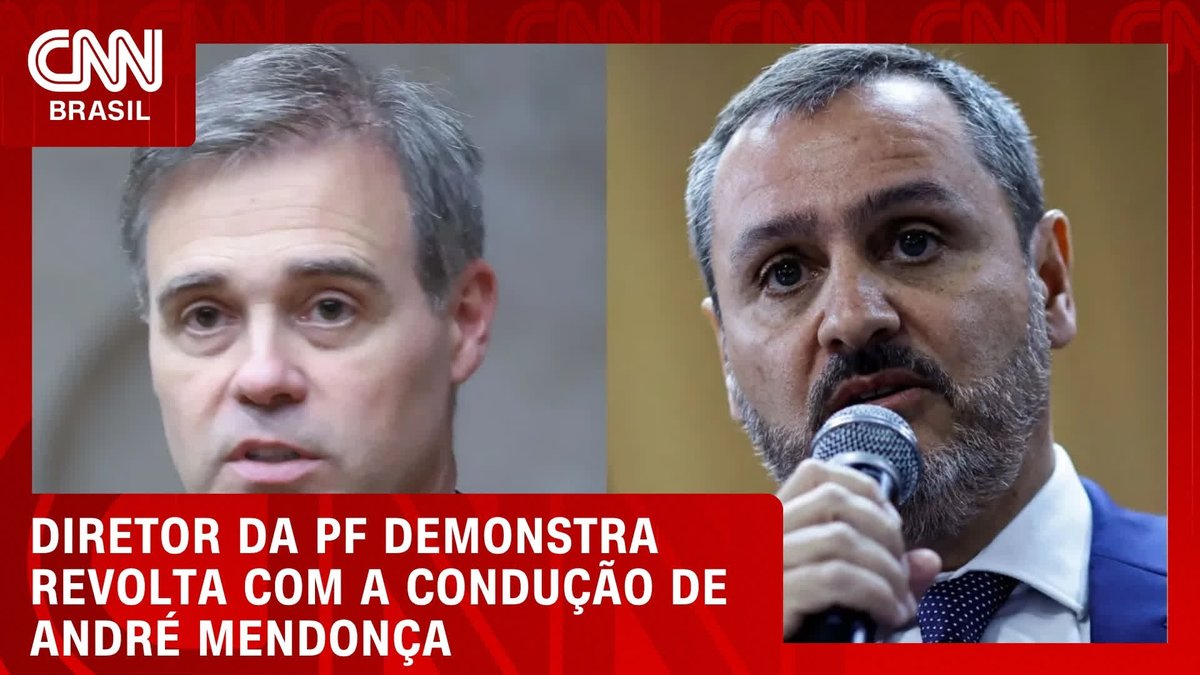 Por Tainá Falcão → Diretor da PF demonstra a aliados revolta com André Mendonça; assista #CNNPrimeTime