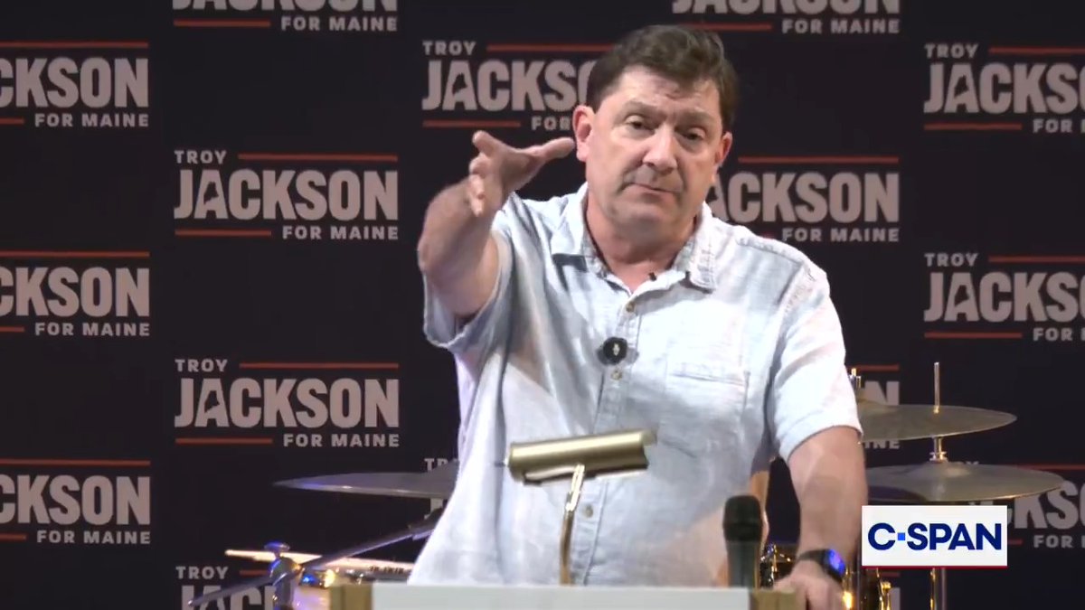 U.S. Senate candidate Troy Jackson (D-ME) on Sen. Susan Collins (R-ME) absence at town hall: "At the end of tonight I will have done one town hall in my thirty-something day campaign and that's still one more than Susan Collins."