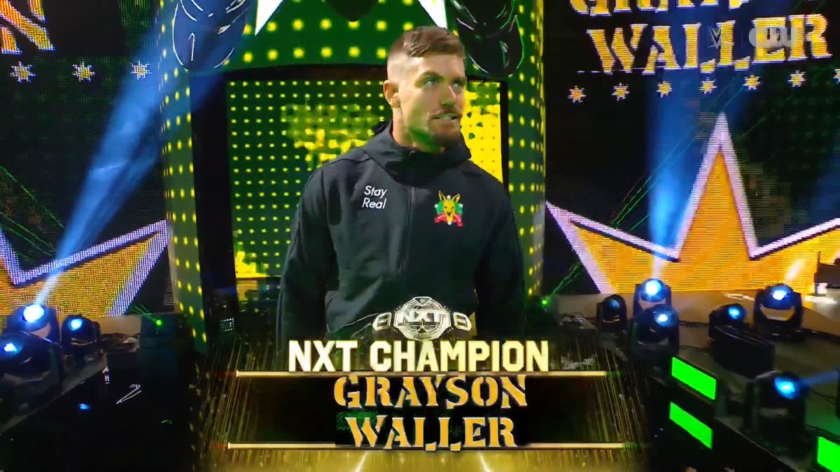 The NEW NXT Champion Grayson Waller 😎