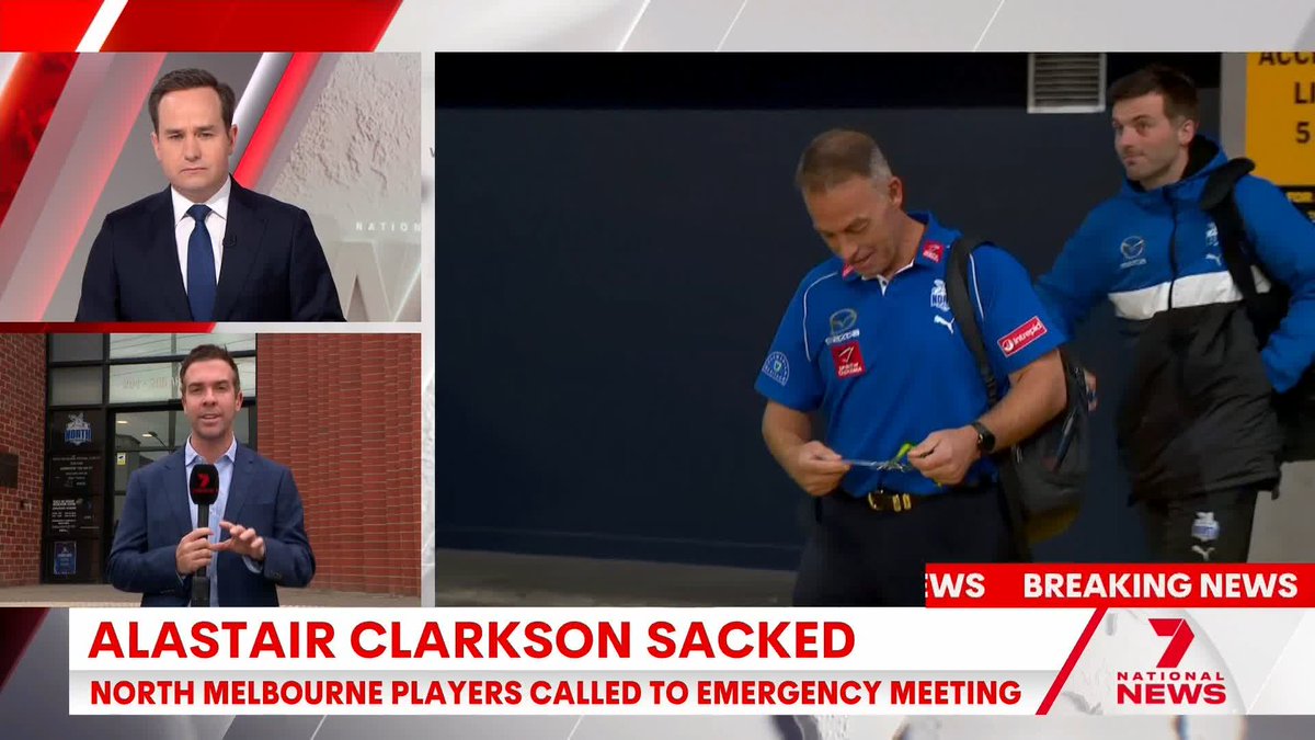 "Alastair Clarkson finishes his tenure at North Melbourne without a finals appearance and in the end it was this fact, and this fact alone I think, that cost him his job." 🗣️ Tom Morris on North Melbourne parting ways with Alastair Clarkson