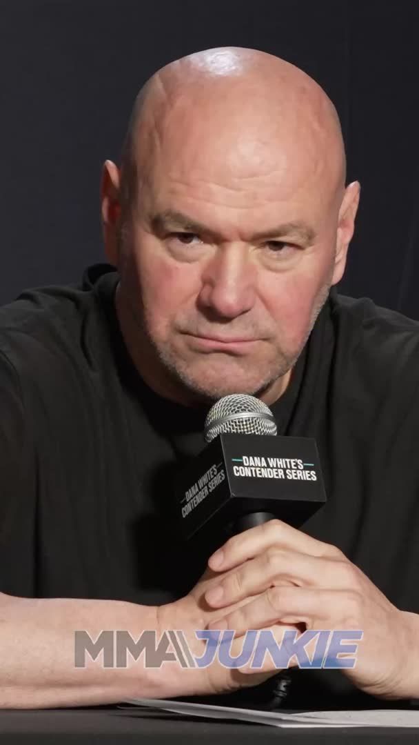 Dana White reacts to NSAC's comments on fighters jumping out of the cage during post-fight celebrations. #DWCS