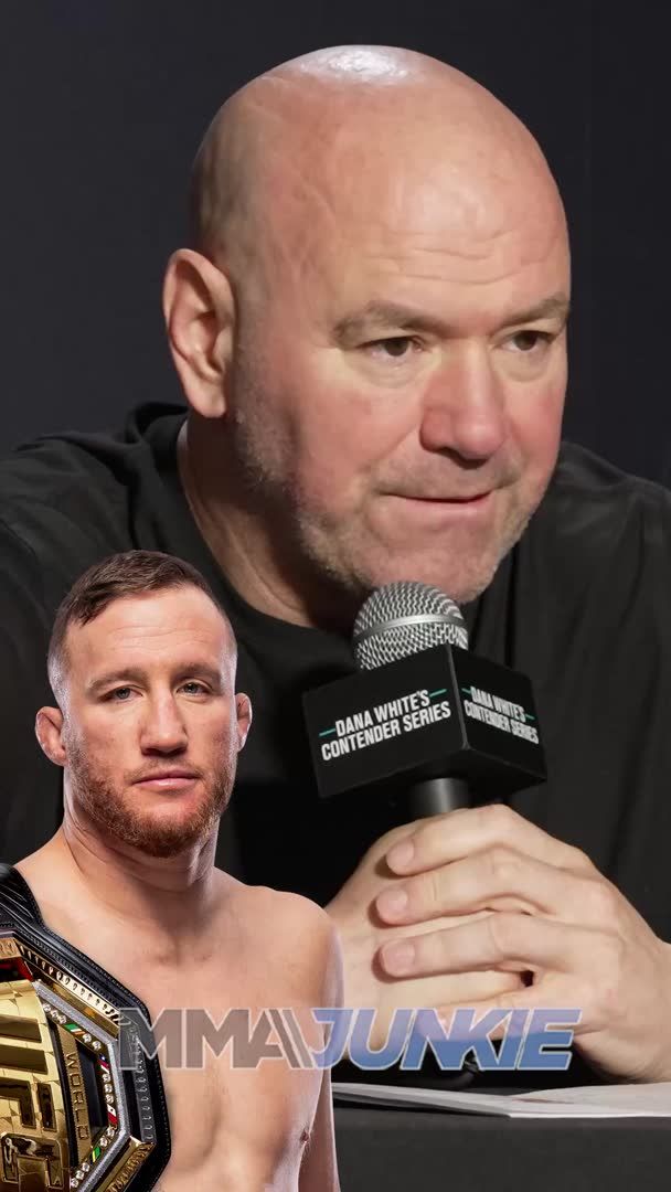 Dana White reacts to Justin Gaethje’s comments on his future. #DWCS