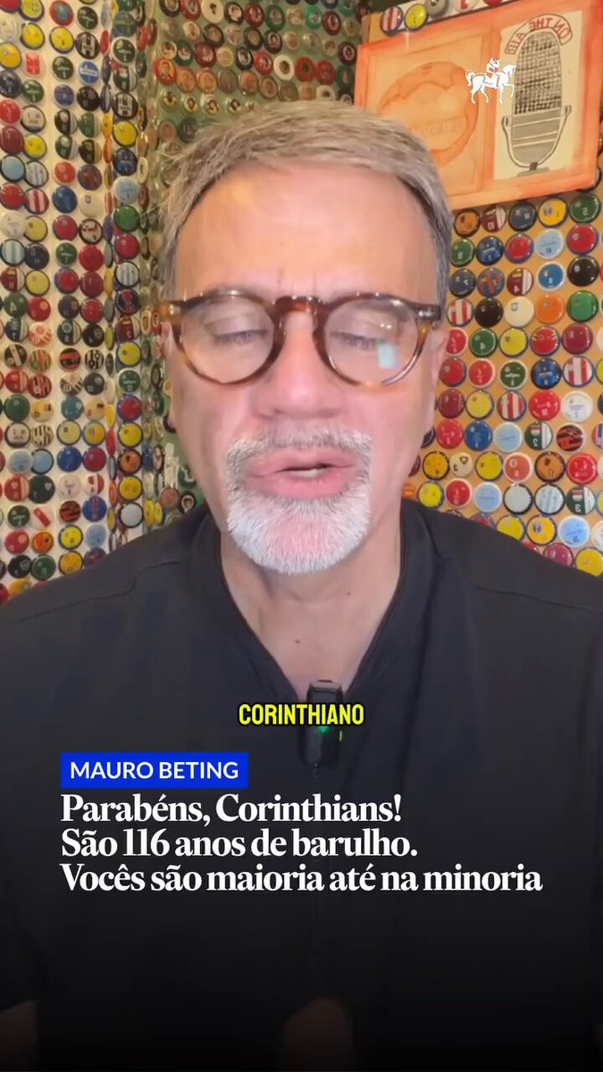 Excelente vídeo do Mauro Beting sobre o Corinthians. O Mauro Beting é um dos poucos jornalistas esportivos que prestam.