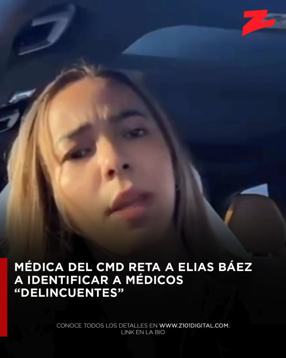 🇩🇴 Santiago, República Dominicana | La doctora Penélope Gómez, internista-intensivista y dirigente del Colegio Médico Dominicano (CMD) en Santiago, respondió a las declaraciones del director de la DIDA, Elías Báez, quien calificó como “robo a mano armada” los cobros adicionales realizados por algunos médicos a pacientes asegurados. Gómez cuestionó que se generalicen estas prácticas y emplazó al funcionario a identificar y llevar ante la justicia a los profesionales que incurran en actuaciones ilegales. “Si usted tiene en su arsenal médicos que son delincuentes, menciónelos, llévelos a la justicia”, expresó. La doctora también cuestionó las condiciones económicas del sector y señaló que algunos profesionales reciben entre RD$500 y RD$700 por determinadas consultas y emergencias. Sus declaraciones se producen en medio de una creciente confrontación entre la DIDA y representantes del gremio médico por los cobros, las coberturas de las ARS y los honorarios profesionales. Amplía la información en #PenélopeGómez #ElíasBáez #DIDA #CMD #ARS #Salud #RepúblicaDominicana #ZDigital #Z101