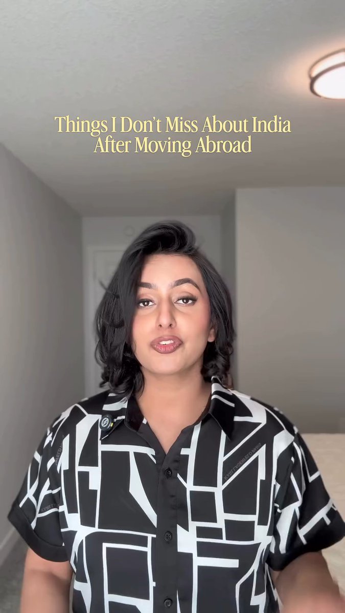 “Distance gives clarity.” After moving abroad, Indian woman says she began noticing everyday things she no longer misses about India from public staring and unannounced visits to cramped queues, relentless honking and chaotic lane discipline. Yet her conclusion is simple: “I love my country, I love India.” 🇮🇳