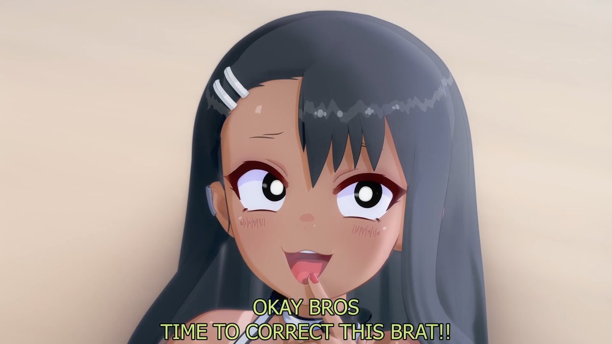 Nagatoro's Beach Fun - Scene 1! Here is the first portion of my Nagatoro animation. What awaits our favorite bulli? Stay tuned to find out! Same bulli time, same bulli network! 1080p Videos: 4k Videos: