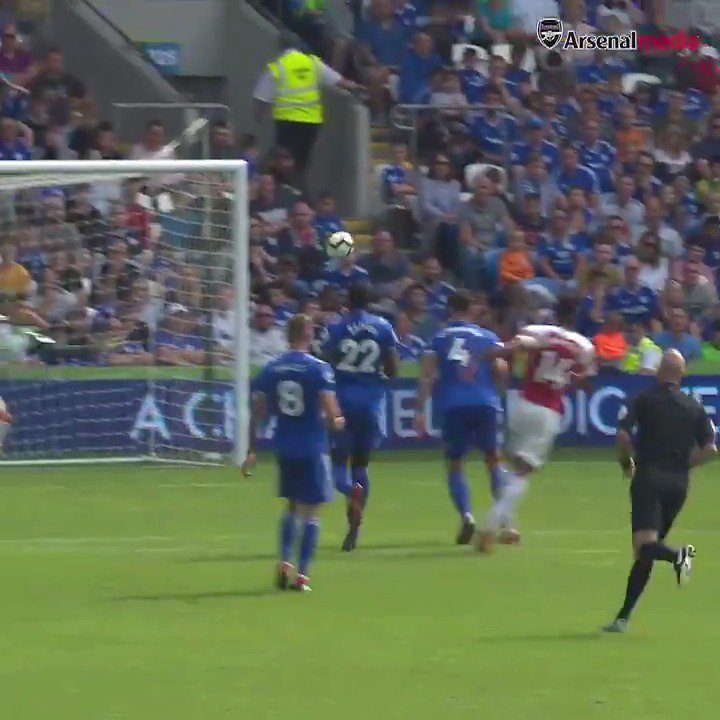 An AUBA⚡️ beauty against Cardiff, 8 years ago today.