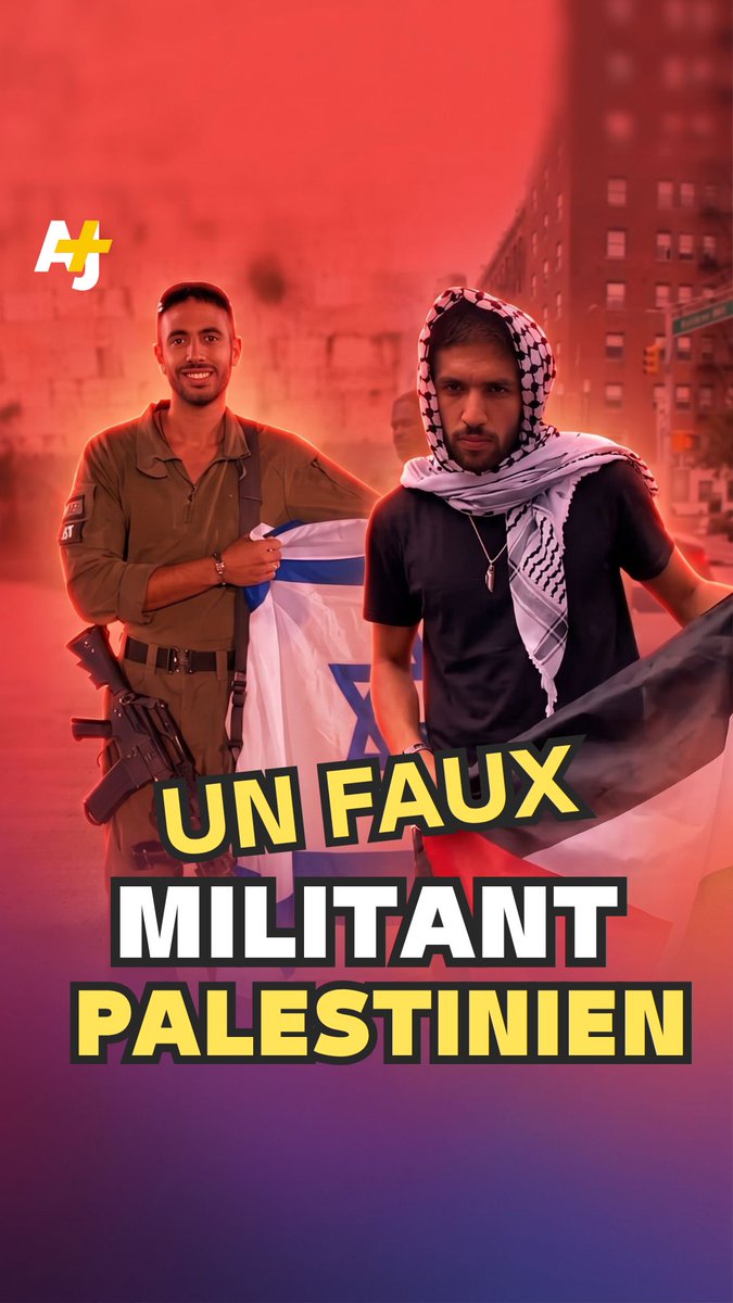 Il porte un keffieh et un drapeau palestinien à New York, mais en réalité, c’est un sergent-chef israélien.
