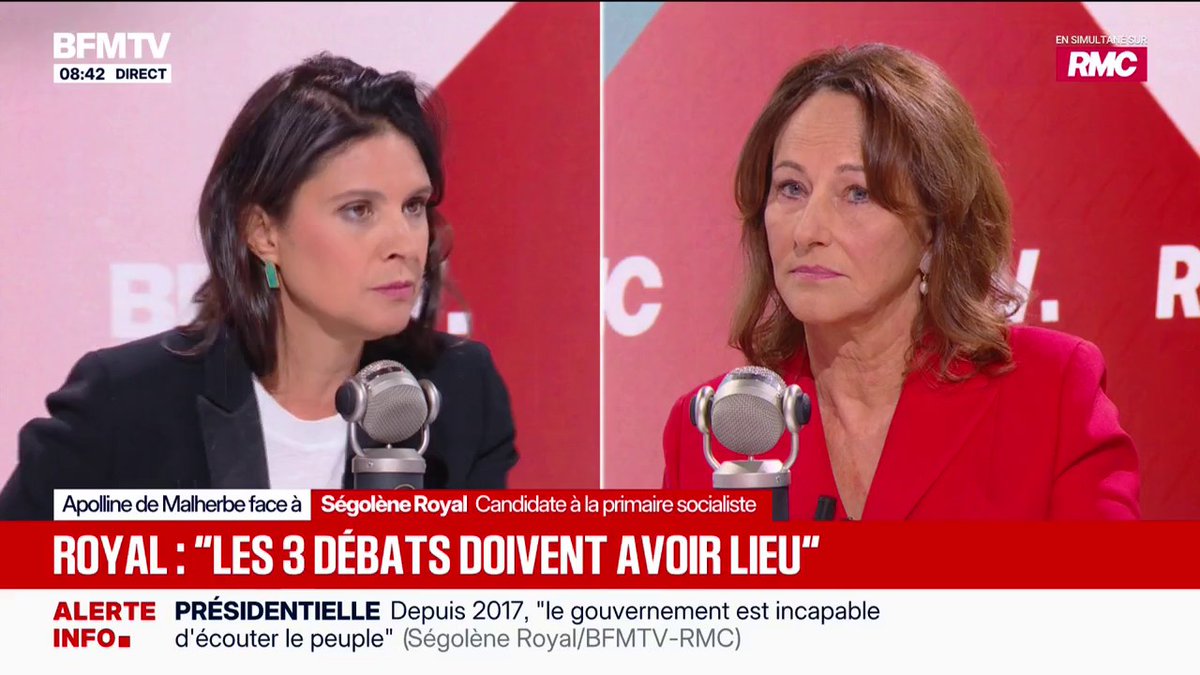 Interdiction du voile dans l’espace public: “Laissons les femmes tranquilles”, martèle Ségolène Royal, candidate à la primaire du PS