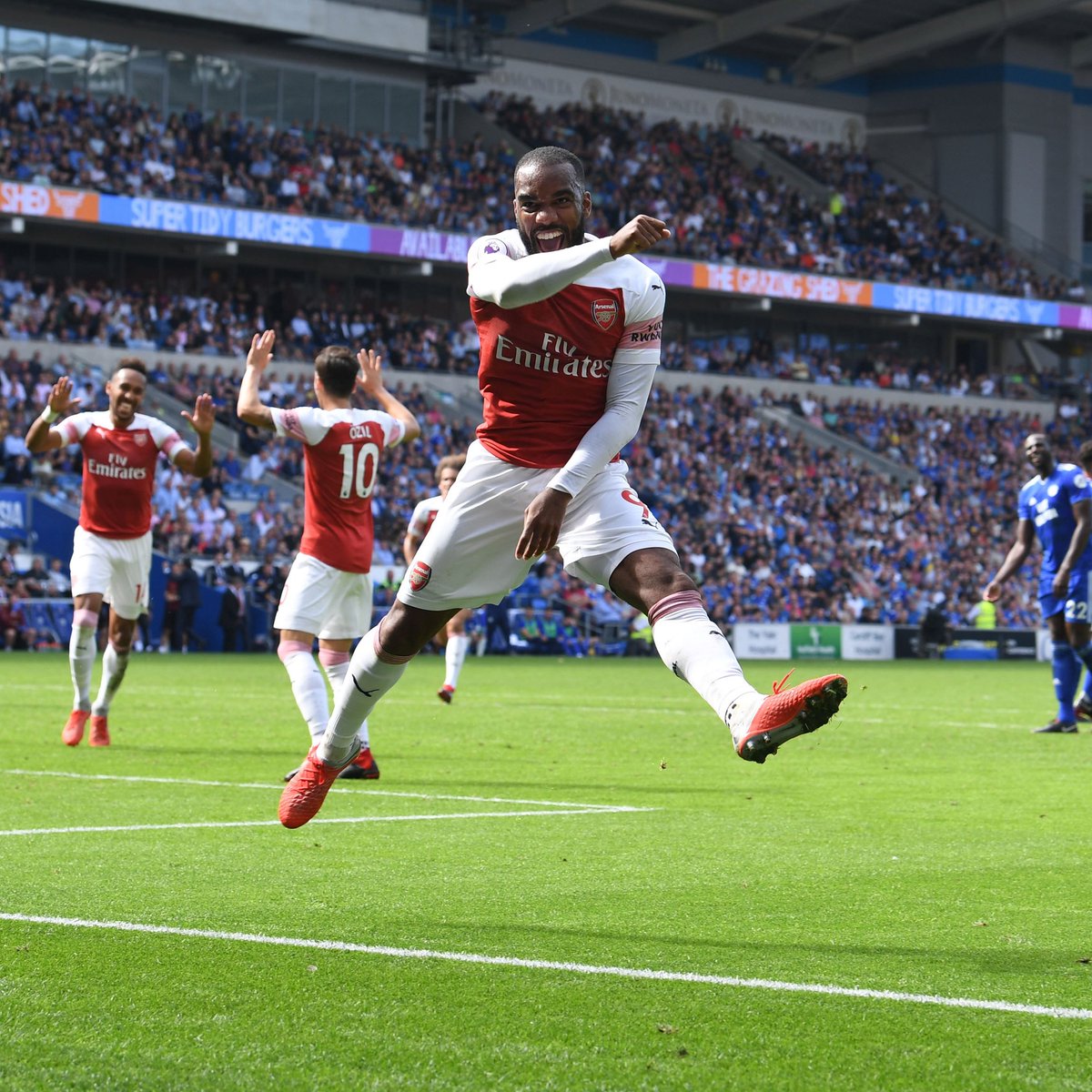 A brilliant late Alexandre Lacazette winner against Cardiff, 8 years ago today.