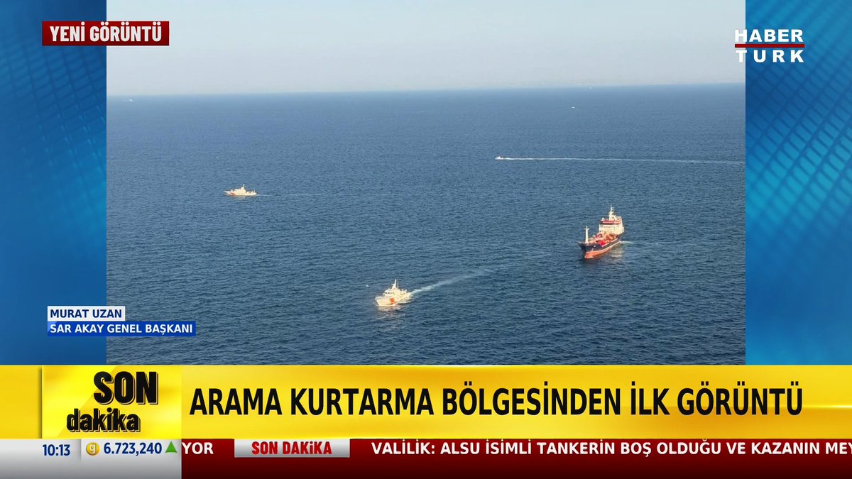 #SONDAKİKA - Bir gemi kurtarıldı, bir gemi ile iletişim kurulamıyor. Arama kurtarma bölgesinden ilk görüntü SAR AKAY Genel Başkanı Murat Uzan anlattı.