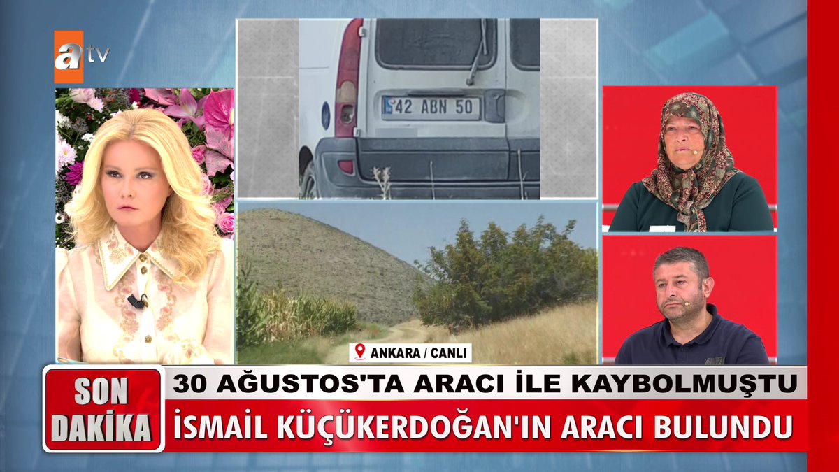 30 Ağustos'ta aracı ile kaybolmuştu... İsmail Küçükerdoğan'ın aracı bulundu! #MügeAnlıİleTatlıSert #MügeAnlı atv