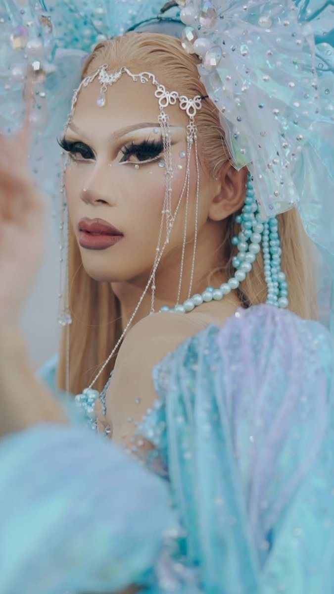 BTS: Promo look photoshoot for Drag Race Philippines 🧜‍♀️🌊 #maureenbiology #dragraceph