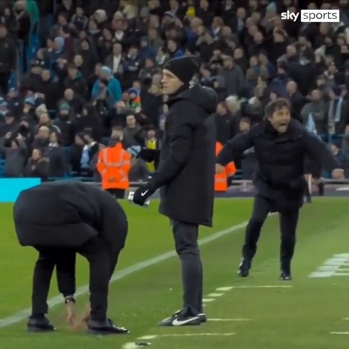 Craig Pawson FUMING at a #thfc late winner at the Etihad back in February 2022. 😬🤦‍♂️