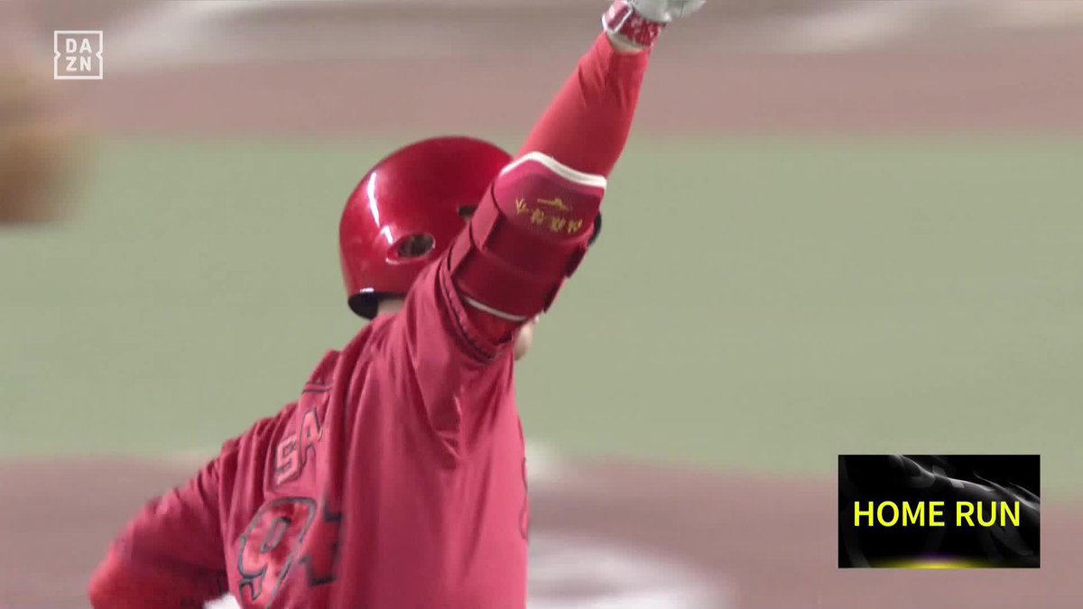 打った瞬間 思いっきりぶち抜いた 佐藤啓介が勝ち越し3ランホームラン ⚾️中日×広島 #carp